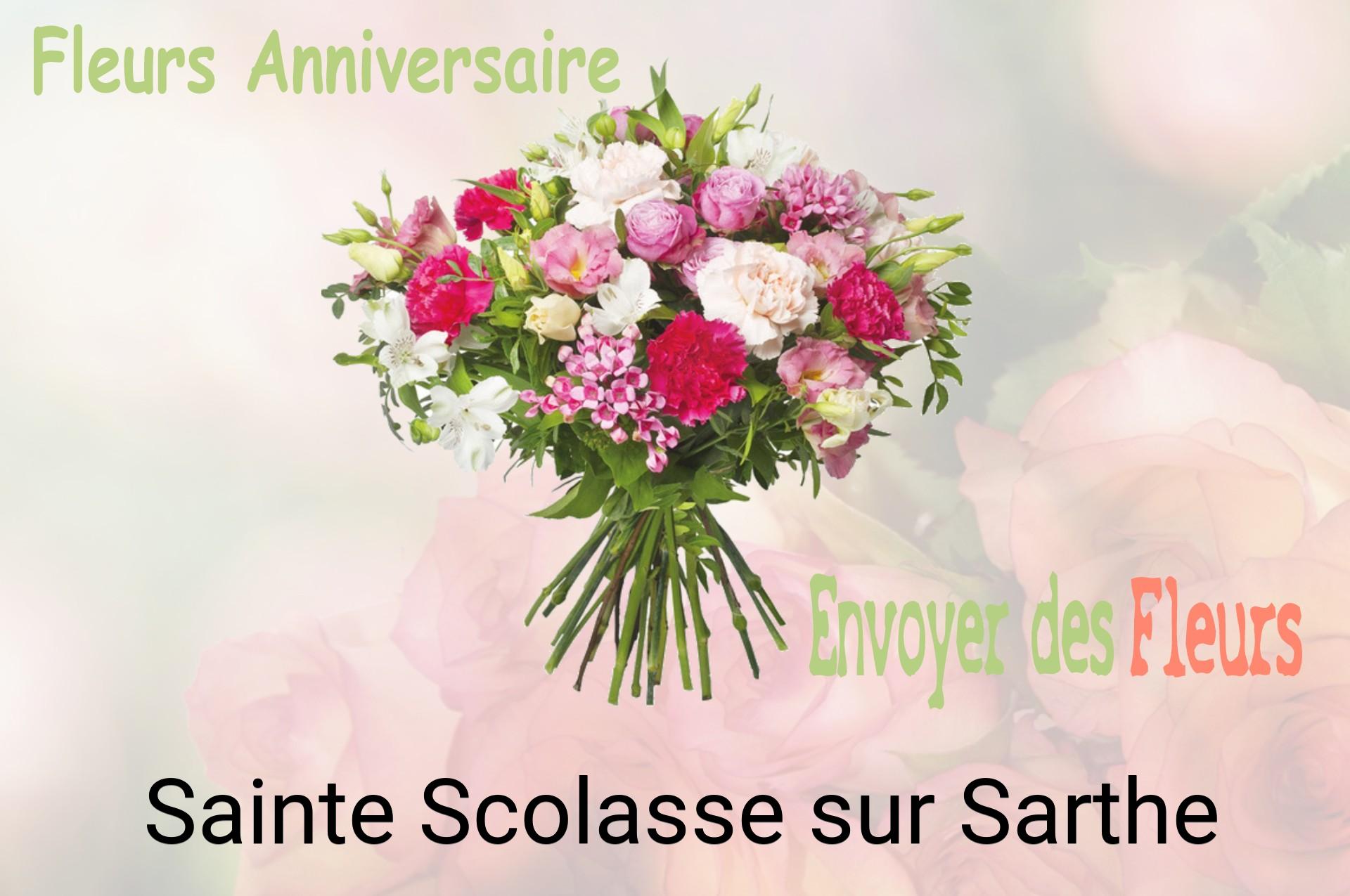 Bouquet de fleurs d’anniversaire livré à Sainte-Scolasse-sur-Sarthe
