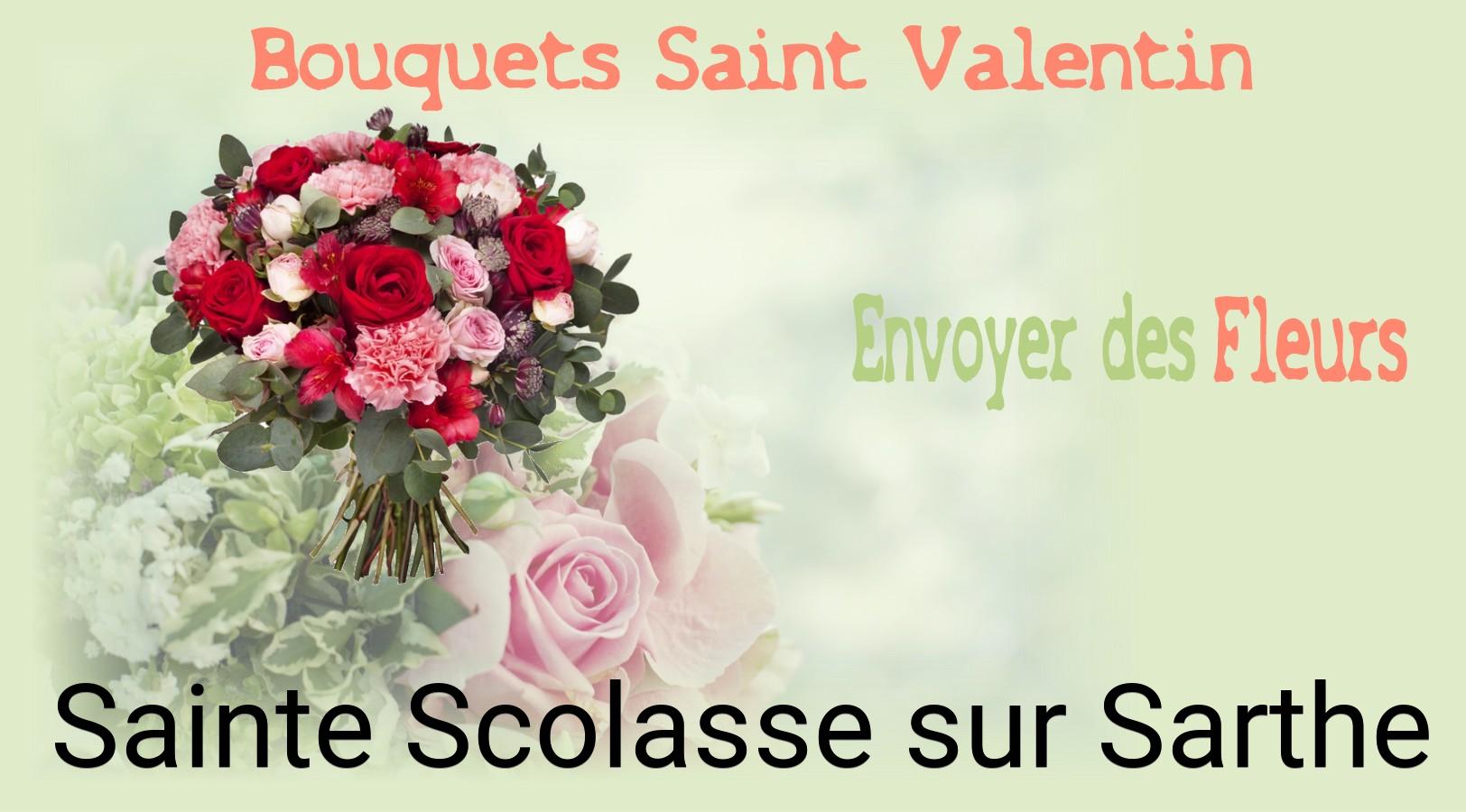 Roses de Saint-Valentin livrées à Sainte-Scolasse-sur-Sarthe